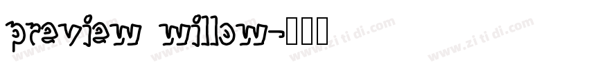 Preview Willow字体转换